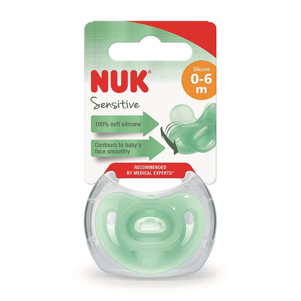 누크 센서티브 올실리콘 쪽쪽이 1개입 노리개젖꼭지 야광 공갈젖꼭지