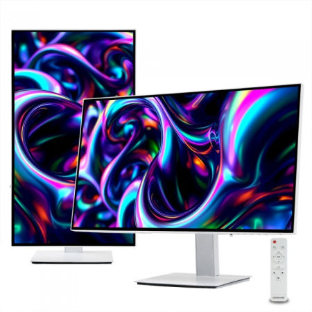크로스오버 27USD850 IPS4K UHD 4면제로 화이트 멀티스탠드