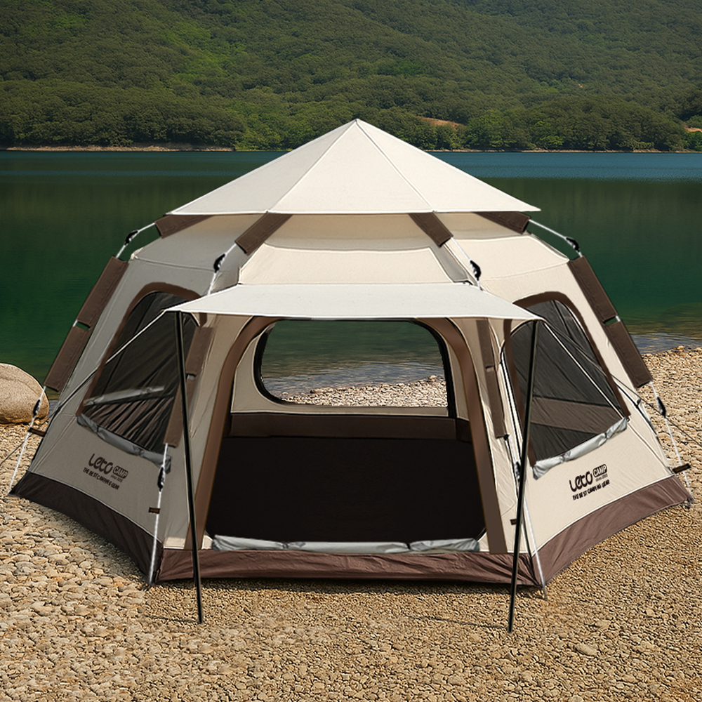 레토 육각돔 원터치텐트 그늘막 쉘터 캠핑 피크닉