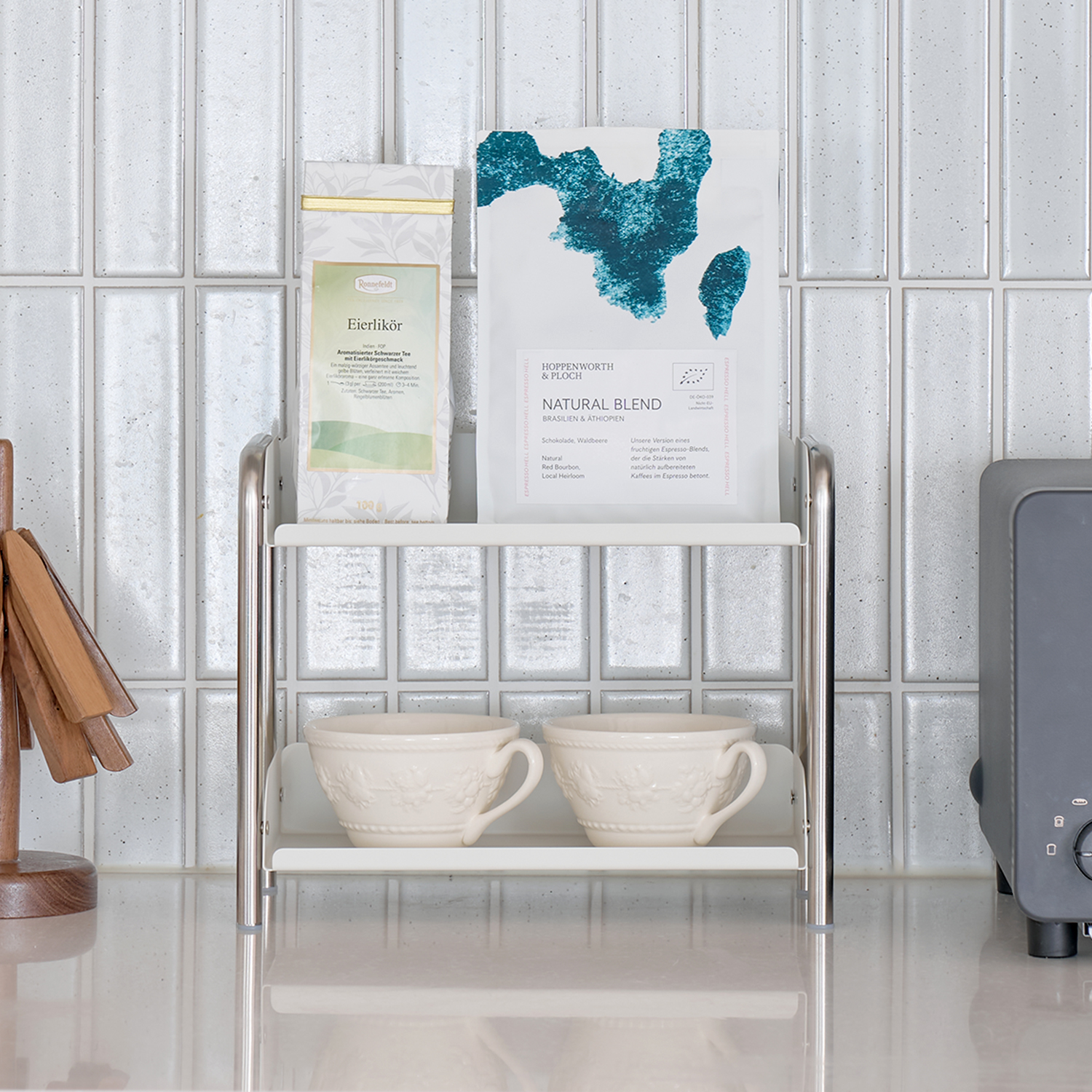 코드리빙 주방 싱크대 컵선반 양념통 선반 그릇 정리대 건조대