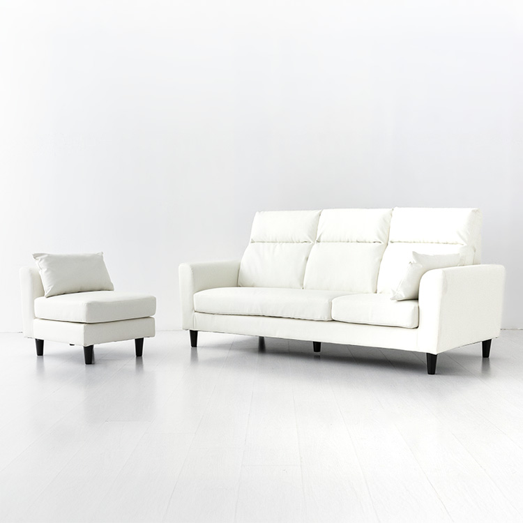 네르센 소파 3인 YN031 카우치 N형 밀크 8464.8302