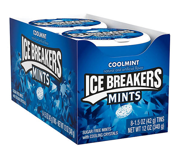Ice Breakers Mints Coolmint 미국 아이스브레이커스 쿨민트 껌 1.5oz(42g) 8팩 - 상세 이미지 2