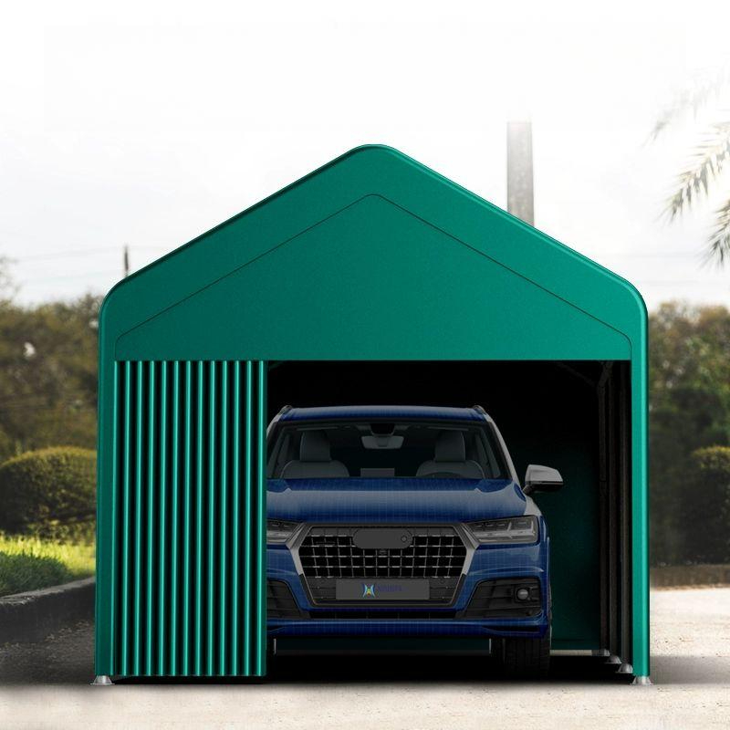 조립식주차장 주택 정원 싱글 차고지 외주차 가림막 3.3 x 6m - 블루 3x3 사방 둘레