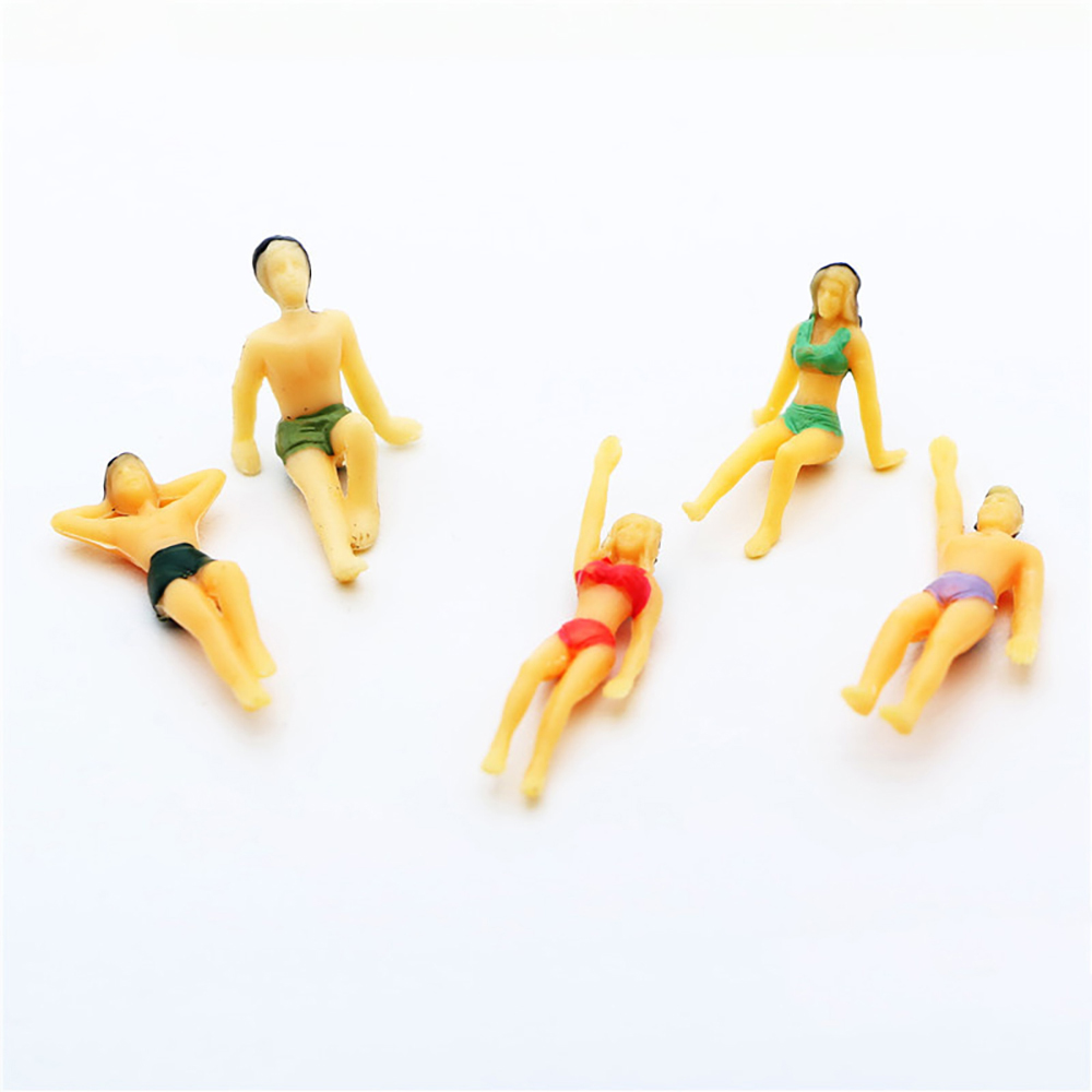 디오라마 테라리움 피규어 수셩복 수영하는 사람 바캉스 여름 미니어처 사람 모형 - 상품 이미지