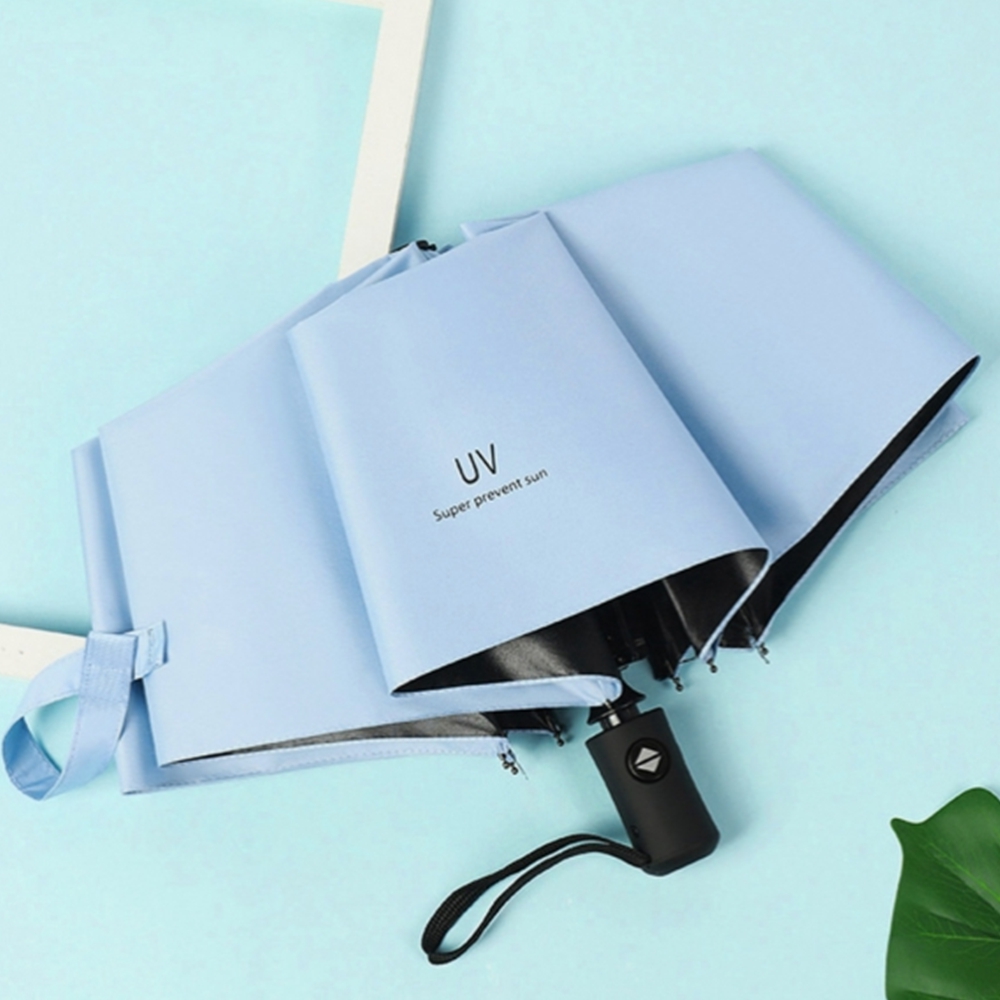 자동 3단 우양산 가벼운 접이식 우산 자외선차단 암막 양산