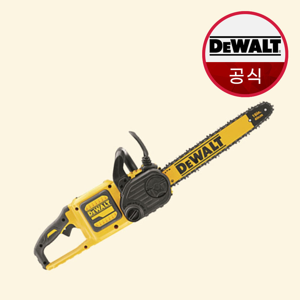 디월트 충전 체인톱 DCM575 60V 무선 400mm 전기톱 벌목 베어툴 본체만