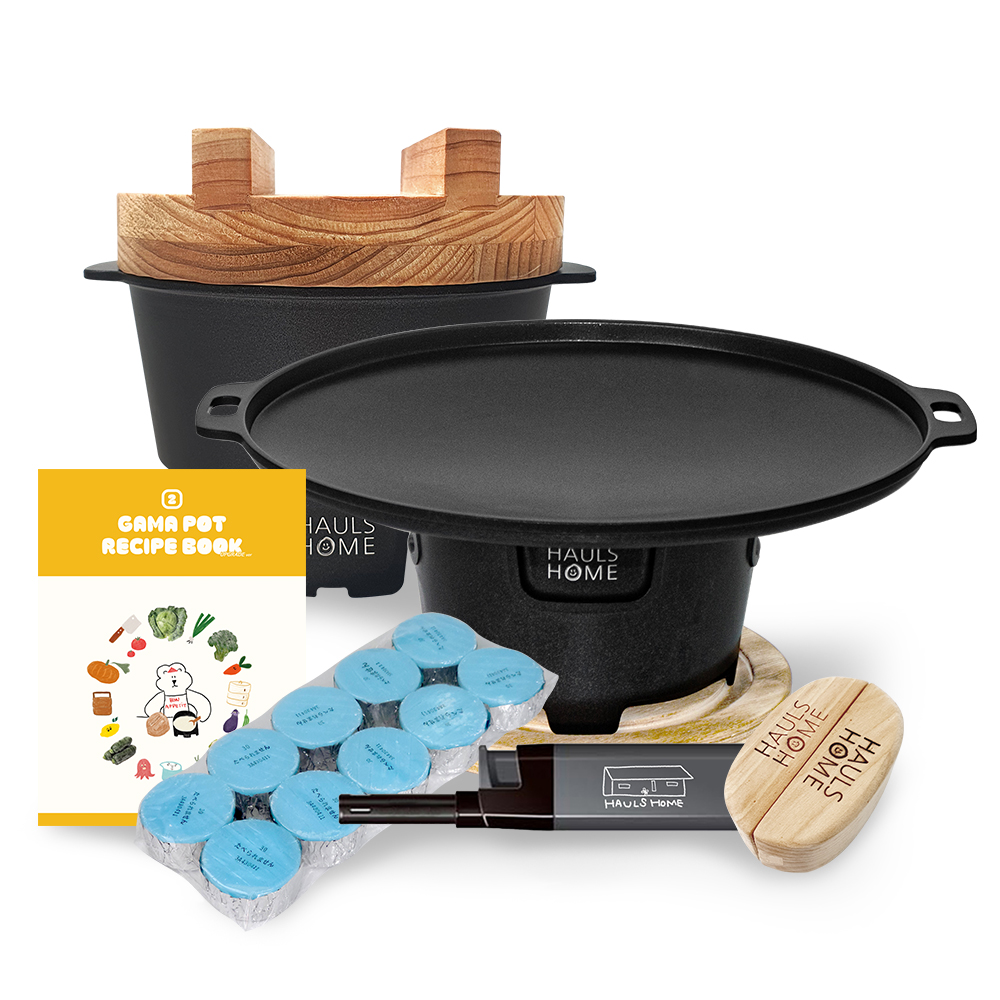 하울스홈 볶음순삭 그리들 온오프 미니화로 바비큐그릴 B 고기엔 밥 세트