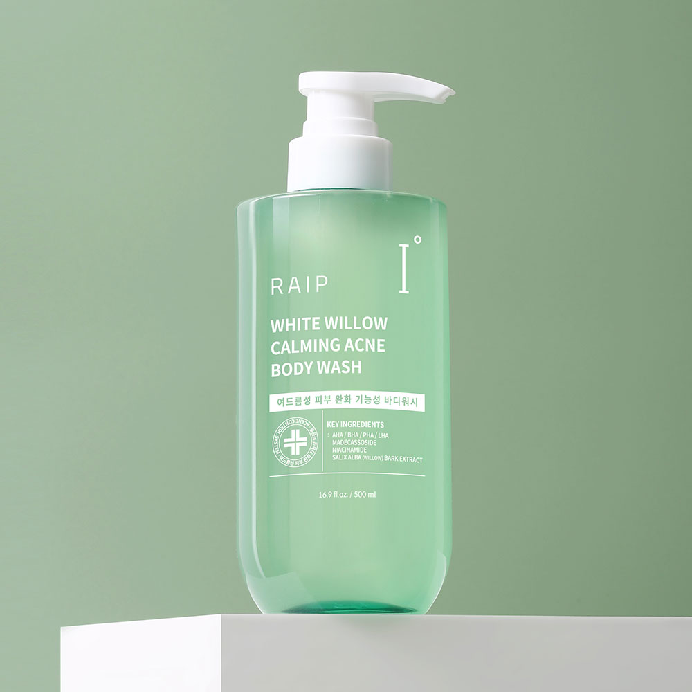 라입 흰버드나무 진정 등드름 바디워시 500ml 가드름 여드름 기능성 체취제거