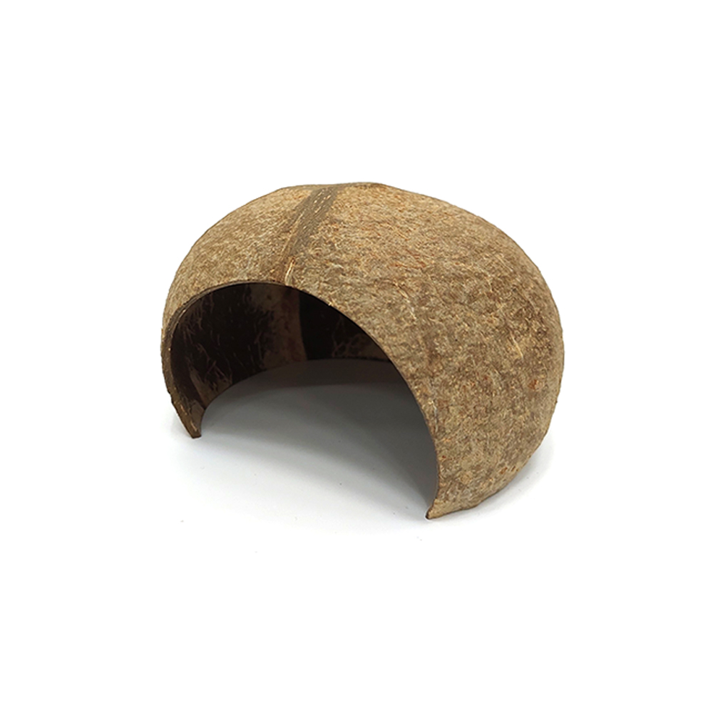 코코넛 하우스 은신처 크레스티드게코 사육장 도마뱀 사육장 크레 쉼터