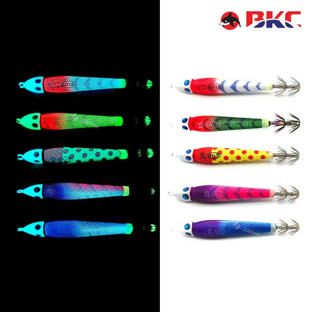 BKC 이카 페스티발3 한치 에기 이카메탈 SG-534 오모리그 쌍걸이 채비 60g - 메인 이미지