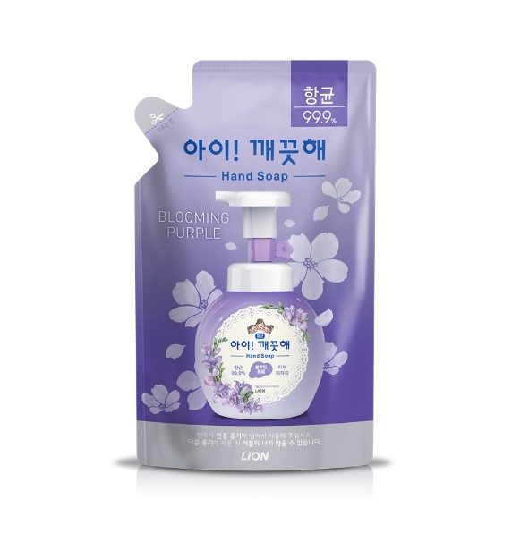 [LO] 아이깨끗해 거품형 블루밍 퍼플 리필 200ml (2505) 자스민 바이올렛향 - 상품 이미지