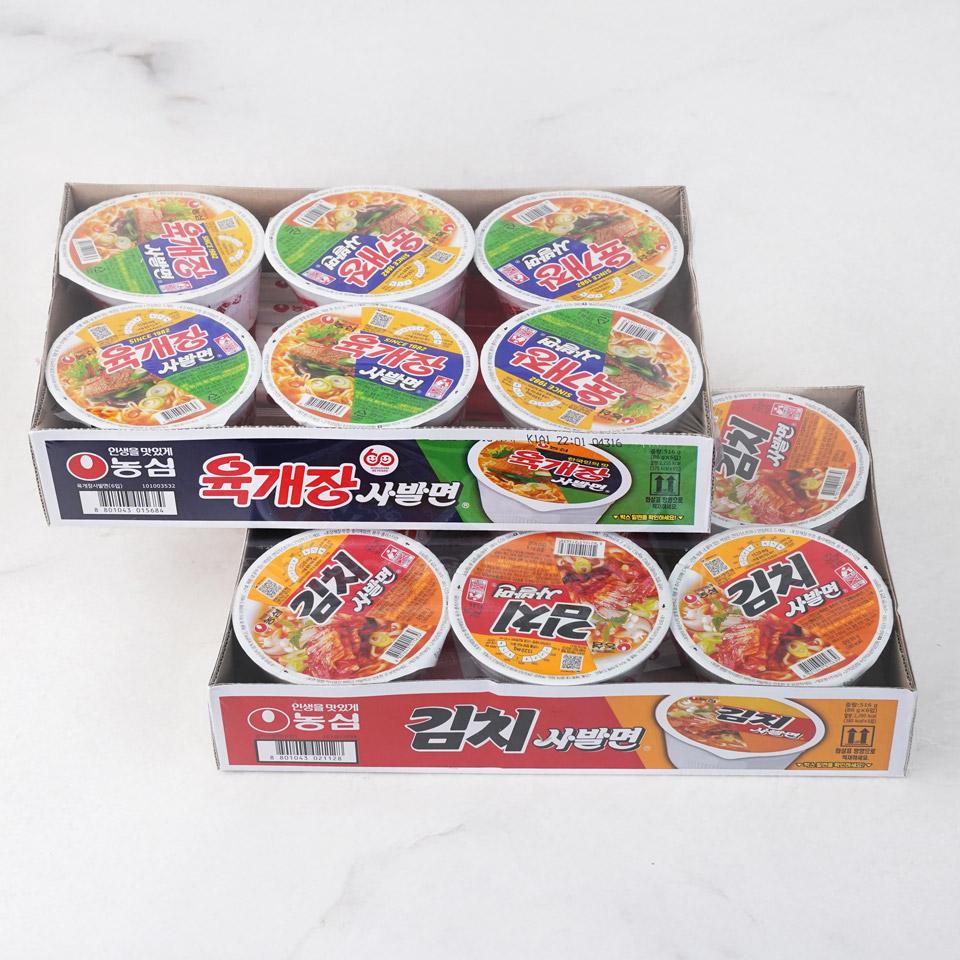 메가마트 농심 육개장사발면12개+김치사발면12개 1 - 상세 이미지 2