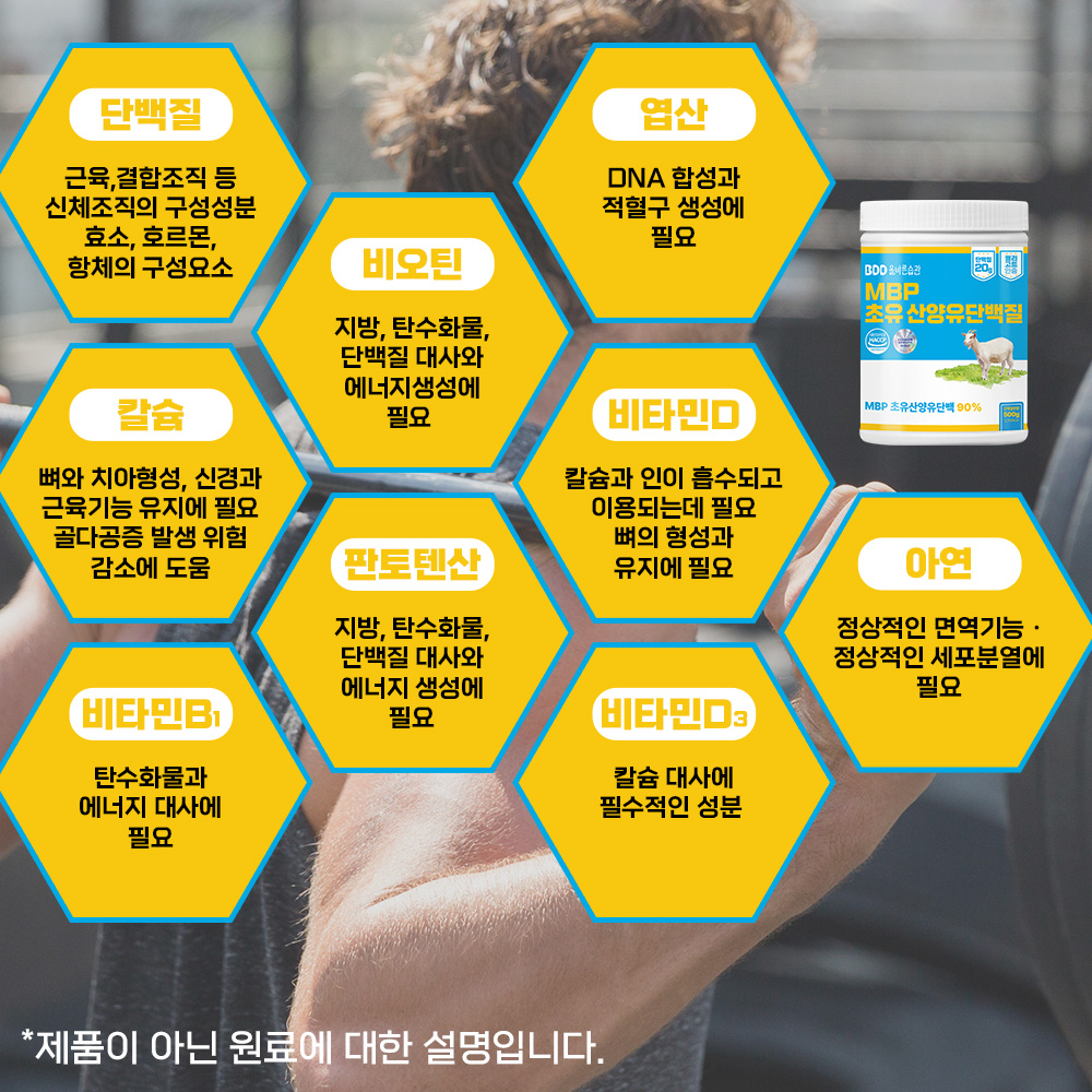 올바른습관 초유 산양유 단백질분말 산양 파우더 500g, 4개 - 상세 이미지 3