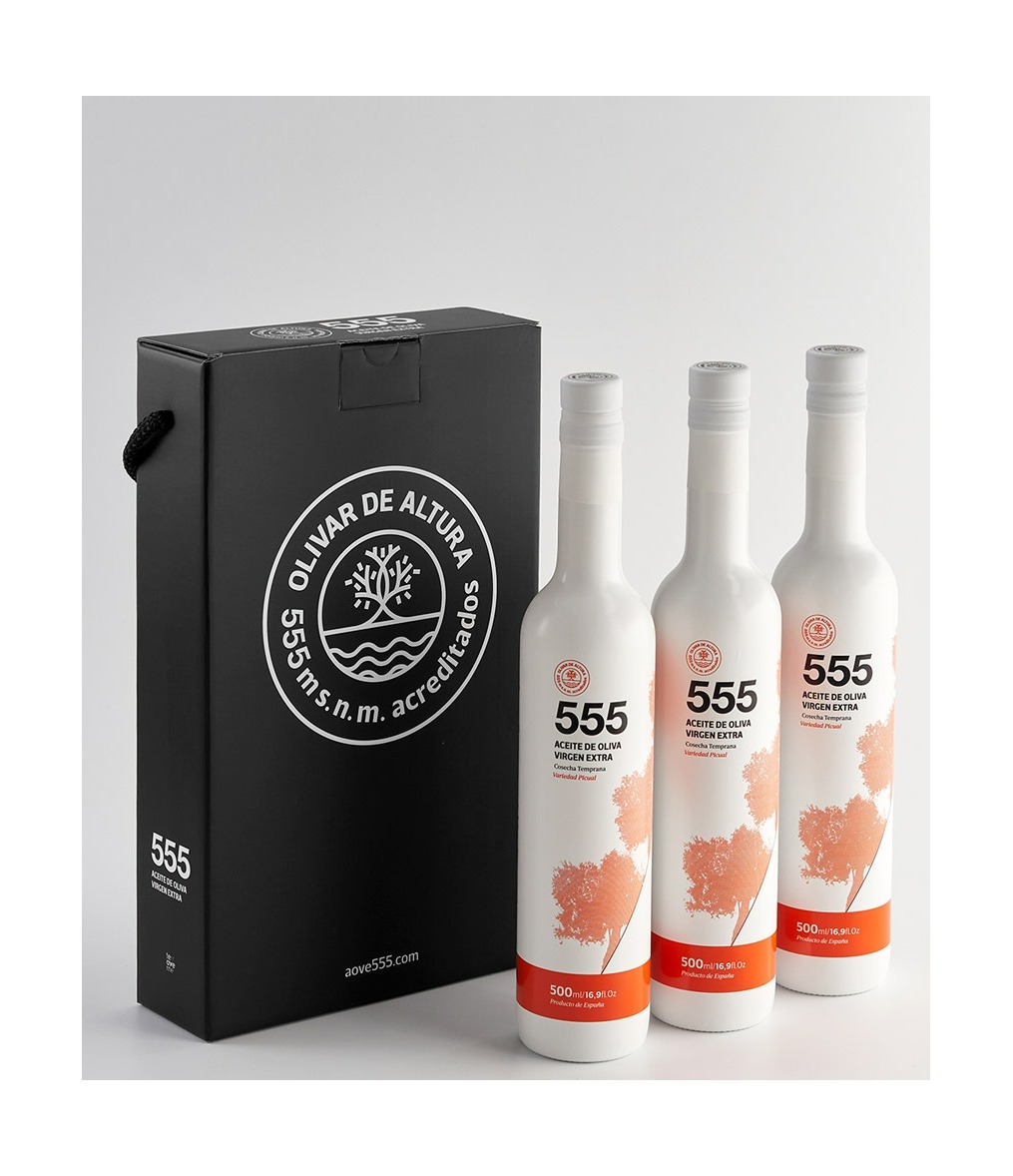 555 PICUAL Extra Virgin Olive Oil 555 피쿠알 엑스트라 버진 올리브 오일 500ml 3팩 - 상세 이미지 3