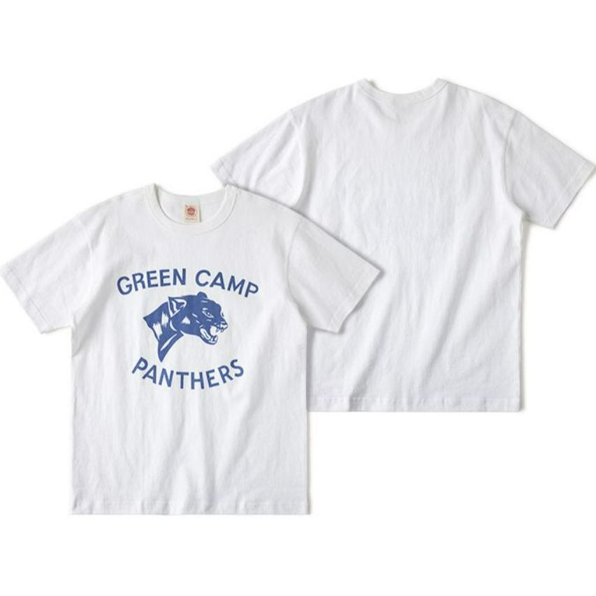25SS 논스탁 신상 GREEN CAMP 치타 그래픽 / 빈티지 올드스쿨 밀리터리 브론슨 녹색 S - 상품 이미지