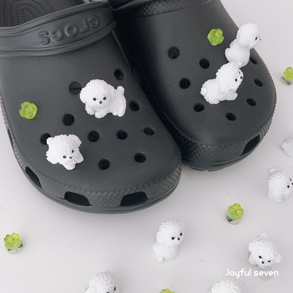 크록스 고양이 키티 지비츠 보석 리본 자비츠 감귤 즈비츠 지비추 신발참 세트