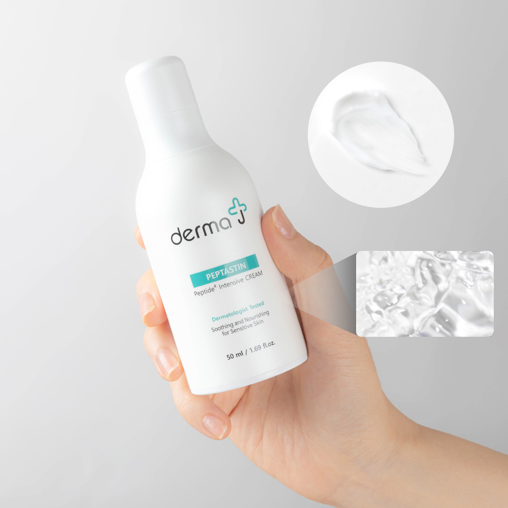 더마제이 펩타스틴 인텐시브 크림 50ml 펩타이드 민감성 피부 저자극 - 상세 이미지 3