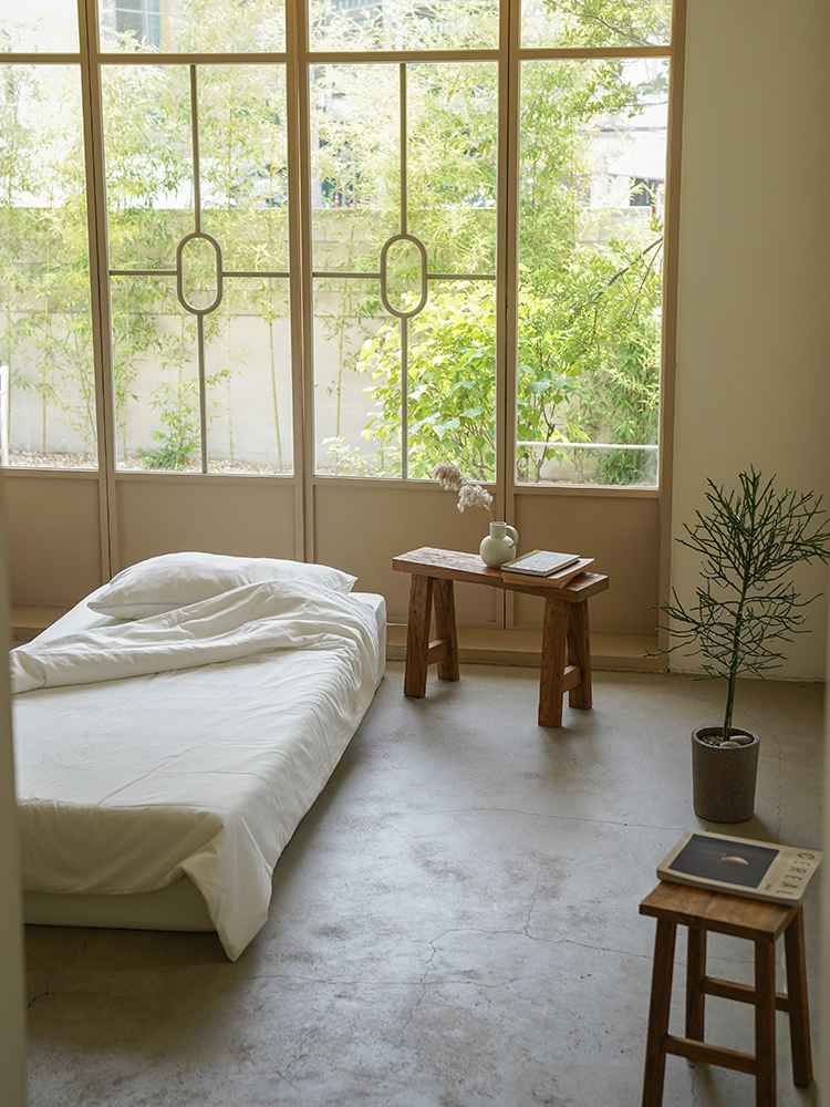 블랑드엔젤 티크 원목 고재 의자 벤치 인테리어 가구