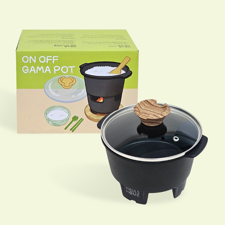 솥밥순삭 가마팟&유리뚜껑 미니화로 온오프 화로