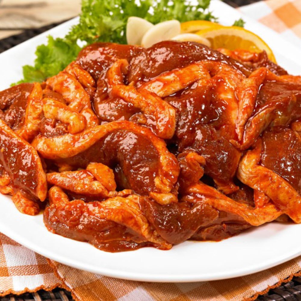 오리 주물럭 불고기 양념 맛집 고기 고추장 국내산 1kg