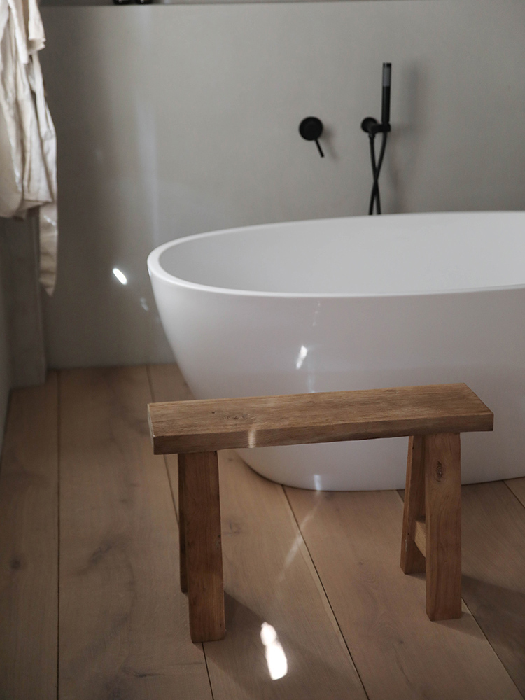 블랑드엔젤 티크 원목 고재 의자 벤치 인테리어 가구