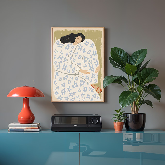 소피아린드 그림 인물화 명화 북유럽포스터 캔버스 거실 인테리어액자 집들이 개업선물 - 상세 이미지 4