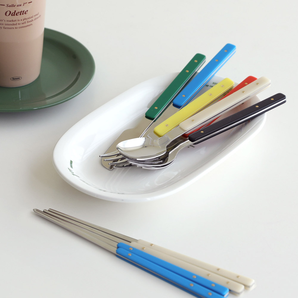 국내제작 304스텐 오데뜨 무드 한식수저세트 디너4종 양식커트러리