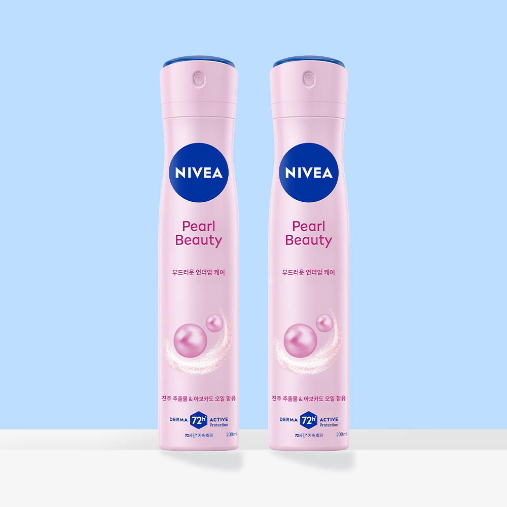 니베아 데오드란트 스프레이 펄 뷰티 200ml, 2개 제품 이미지