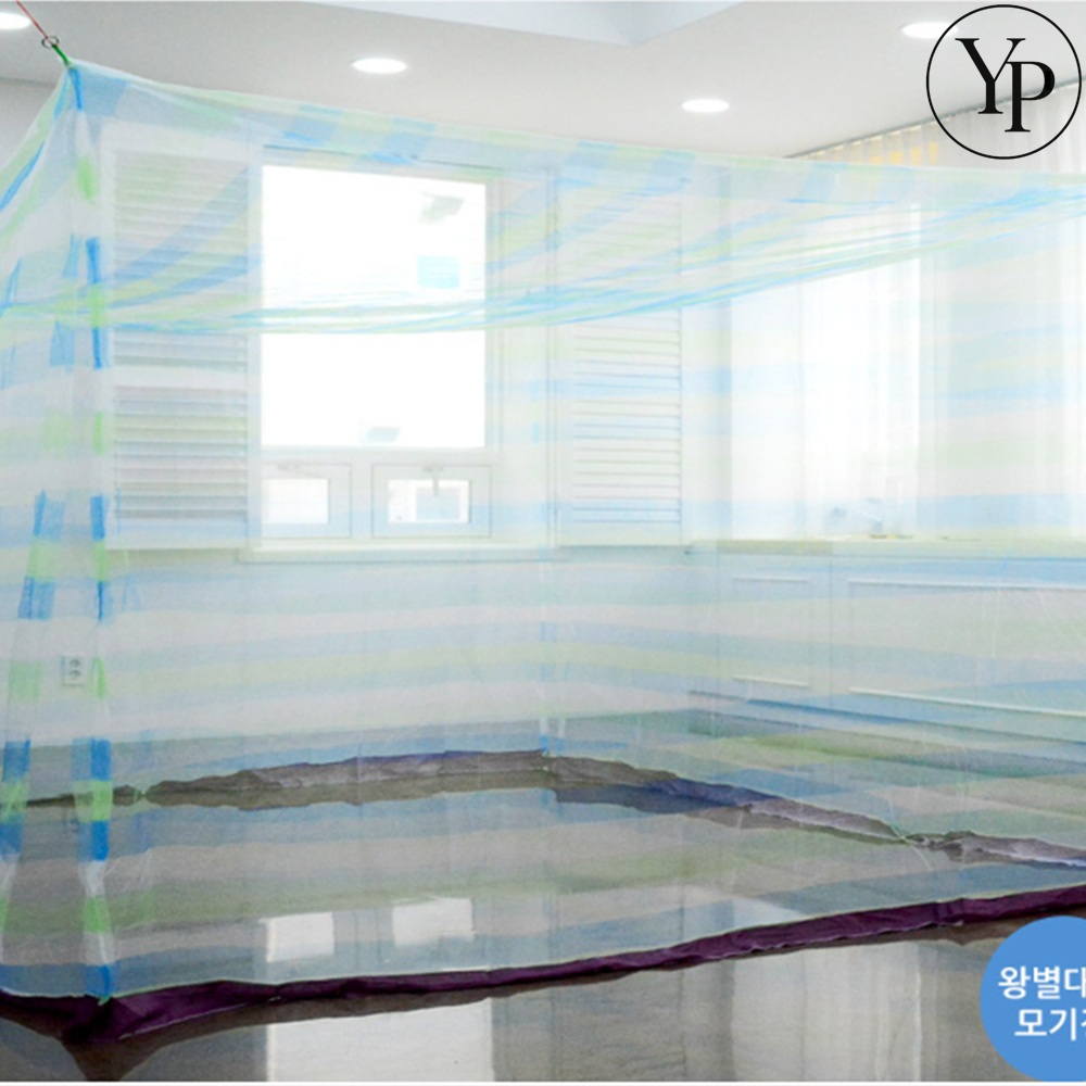 대형 사각 모기장 6-7인 캠핑 야외 텐트 방충망 아기침대 침실 프레임 모기장망