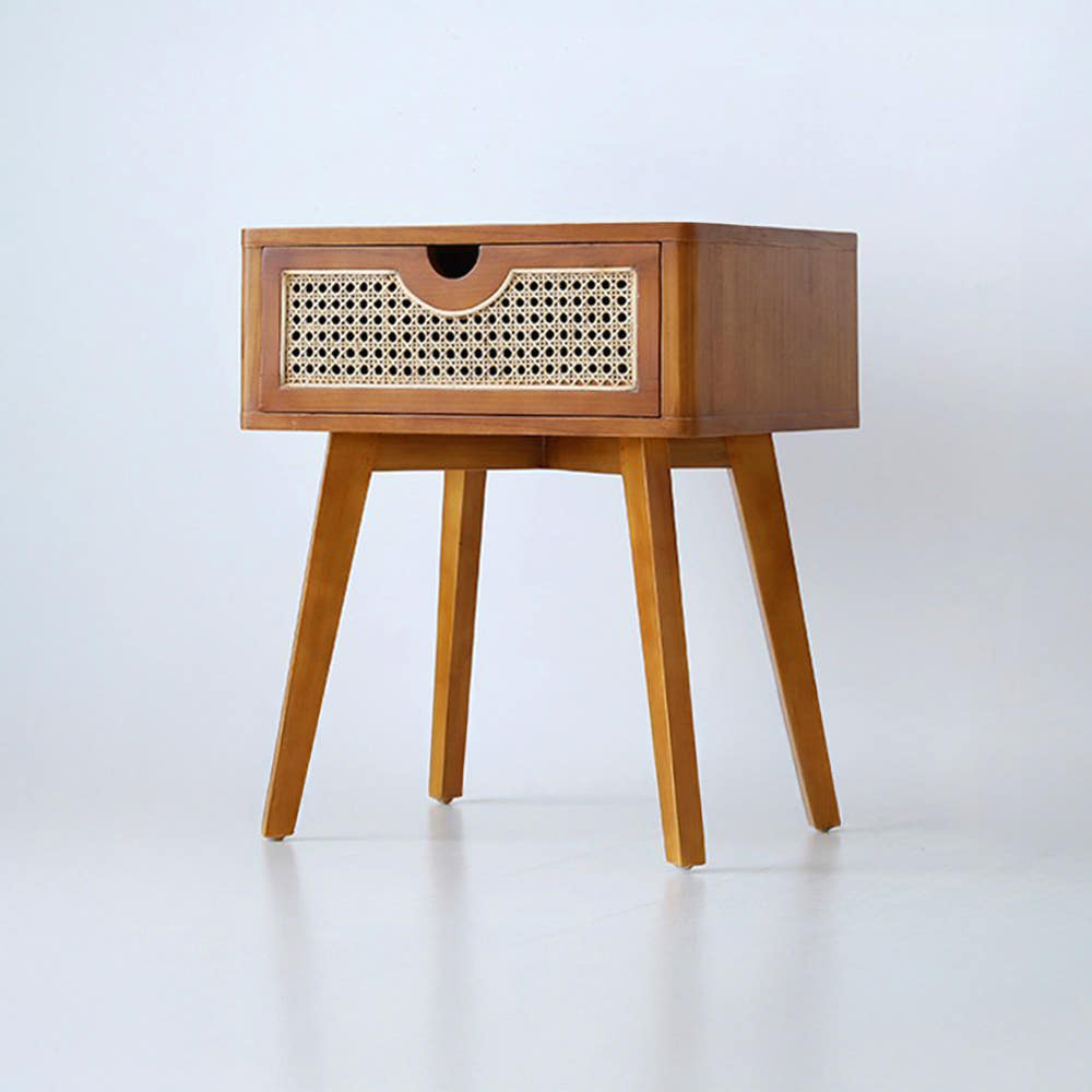 CESBON 원목수납협탁 라탄 KCN001 7486.7277