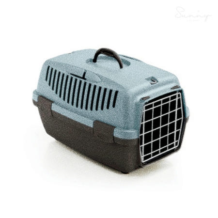 지앤리협력사 지앤리샵 스테판플라스트 걸리버1 철문 스틸블루 고양이캐리어 애견이동장 고양이가방