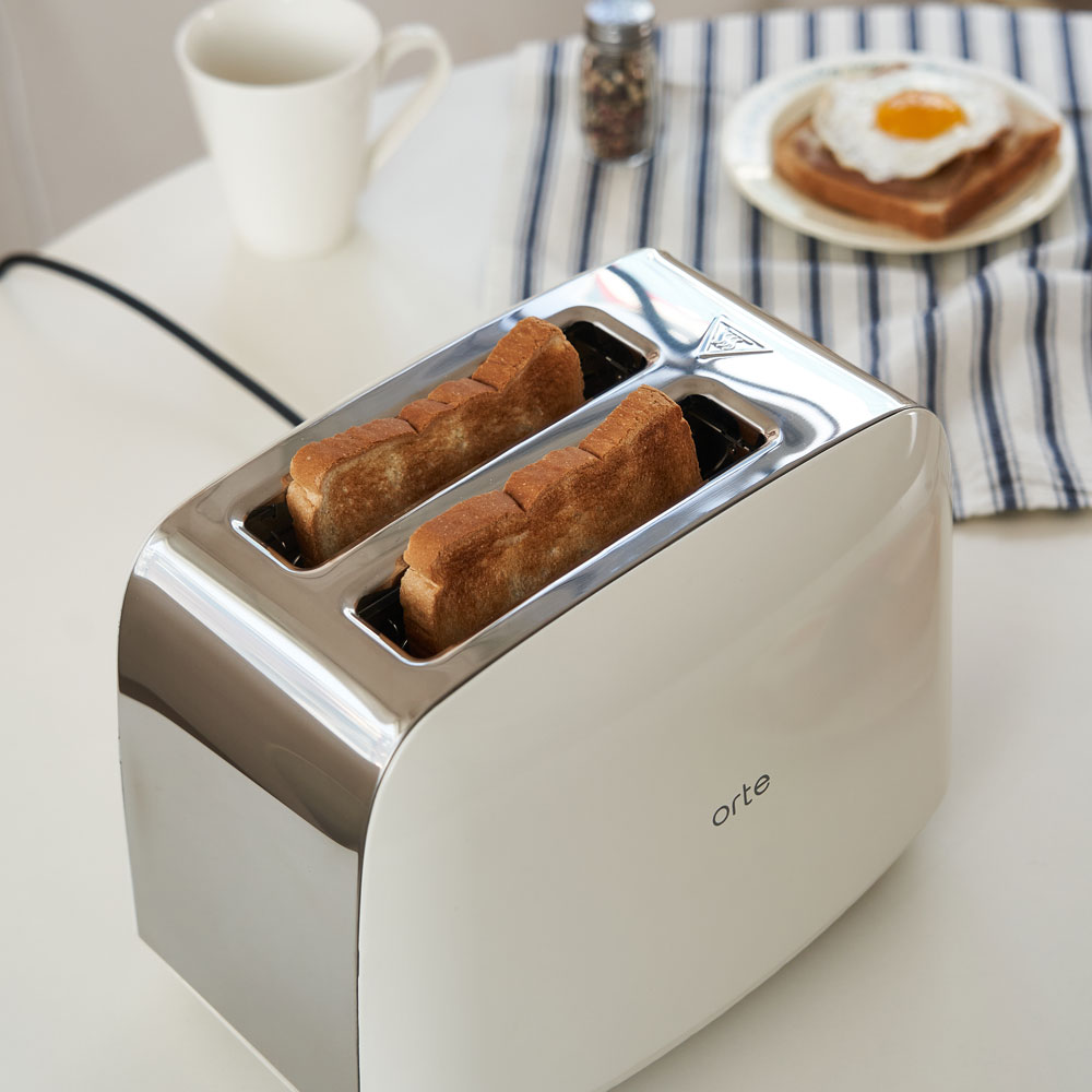 오르테 FULL 스텐 토스트기 7단계 굽기조절 가정용 빵굽는 기계