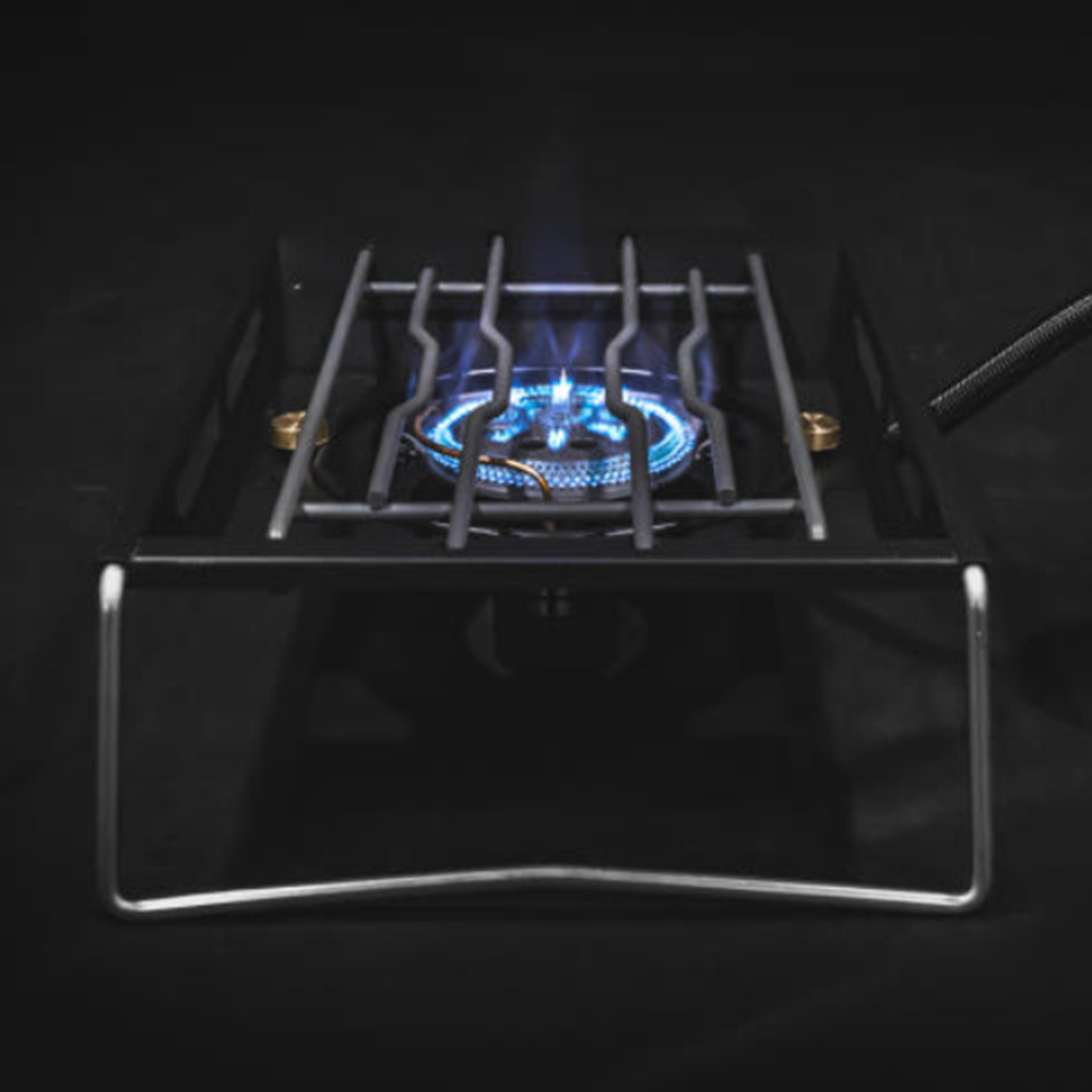 NIP 플랫버너 블랙 IGT 강염 파워플레이트 전용가방 포함 캠핑 가스 버너