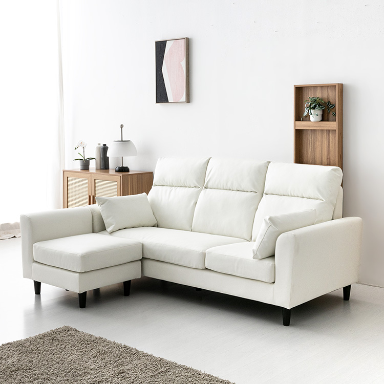 네르센 소파 3인 YN031 카우치 N형 밀크 8464.8302