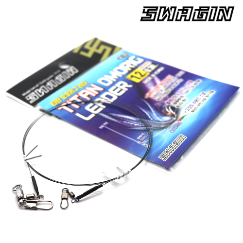 백경조침 줄꼬임 최소화 SG-224 티탄 오모리그 리더 삼치 갈치 스위벨 롤링 도래 - 메인 이미지