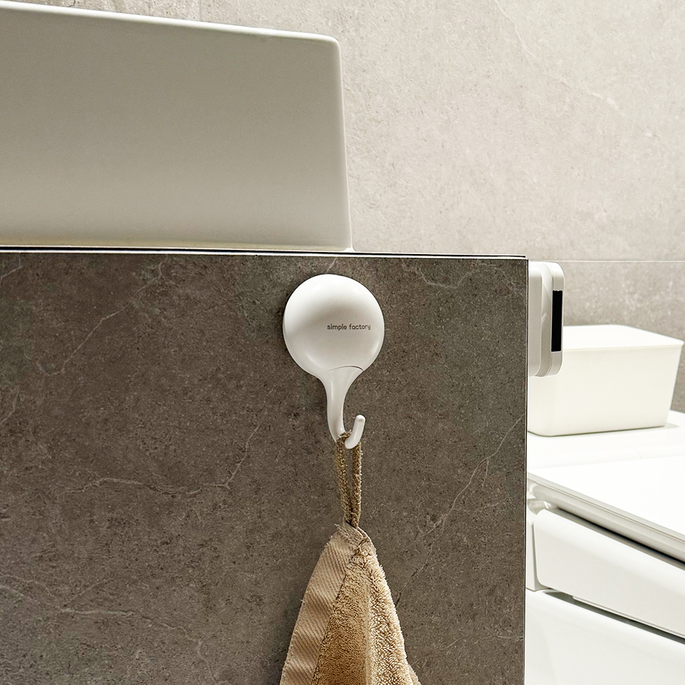 [단독] 초강력 매직 흡착 후크 수건 걸이 욕실 고리