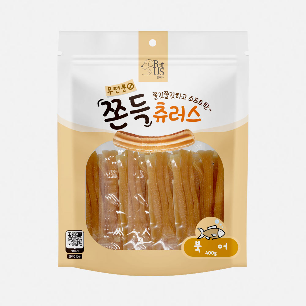 펫어스 쫀득츄러스 강아지대용량간식 반려견 육포 애견간식 혼합, 400g, 1개 - 상세 이미지 4