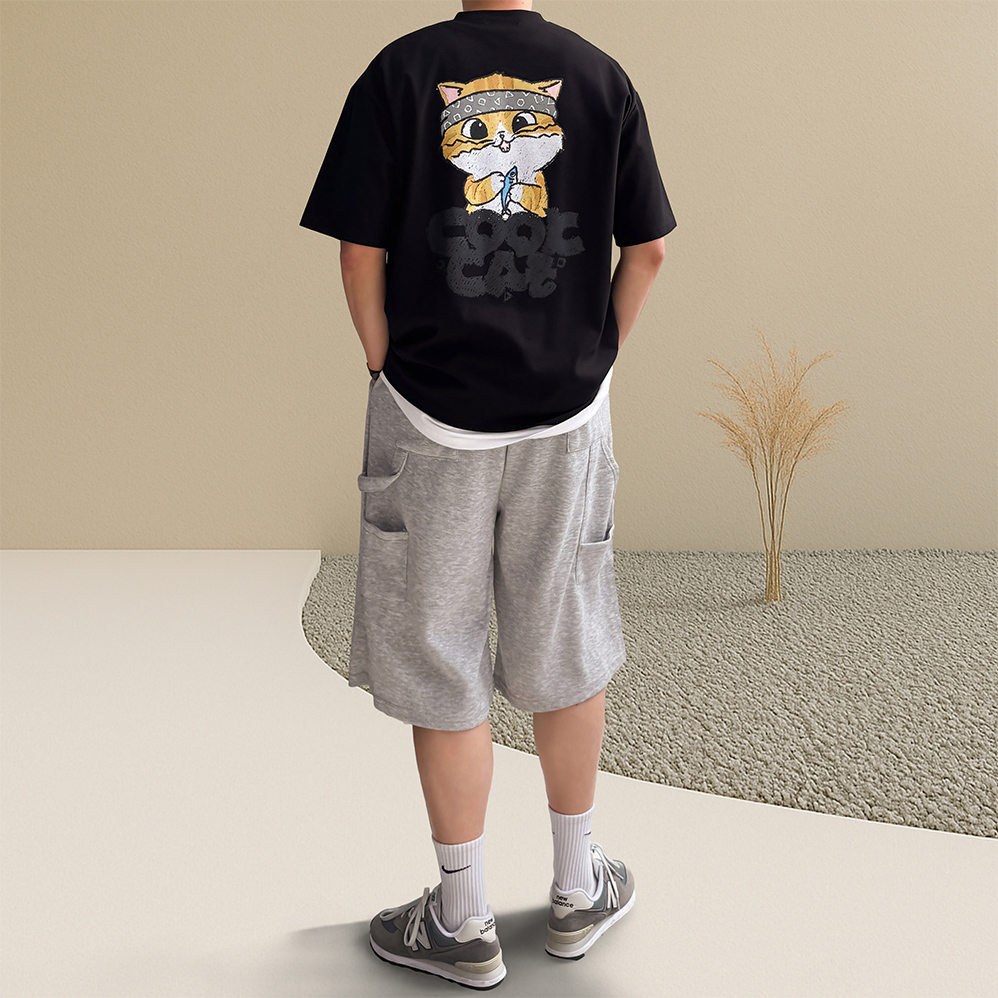 냉감티셔츠 쿨반팔티 헬스오버핏반팔 - 상세 이미지 2