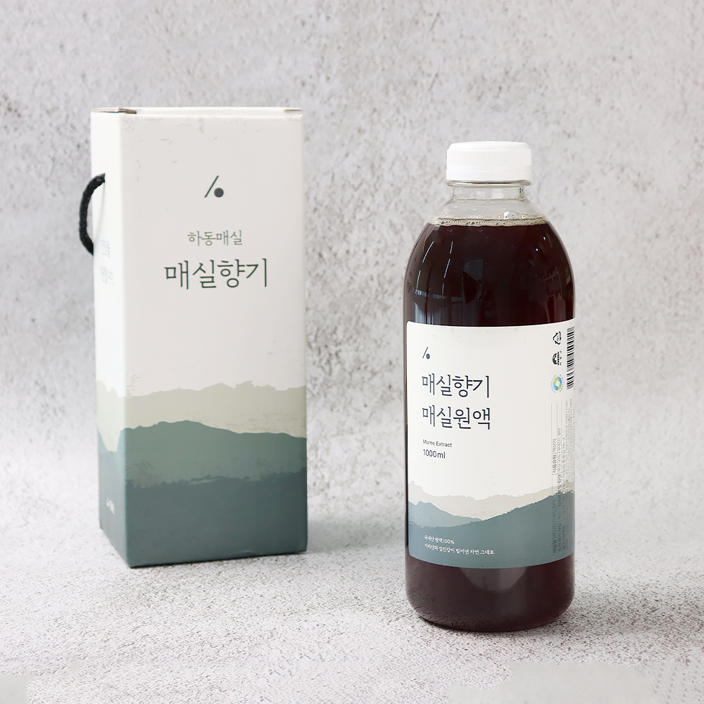 하동 황매실원액 매실액기스 수제매실청 1000ml 선물상자 이미지 6