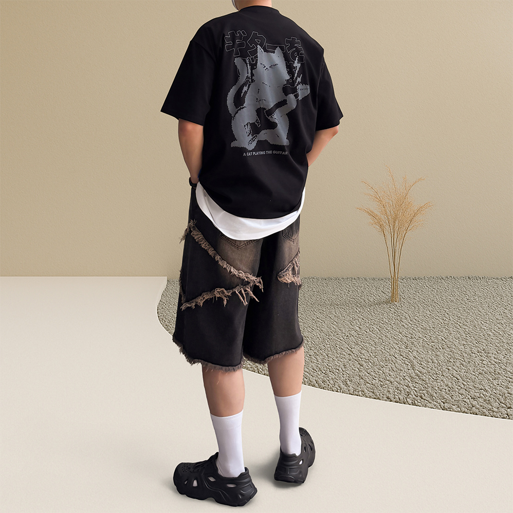 기능성반팔티 냉감티셔츠 헬스오버핏반팔 - 상세 이미지 4