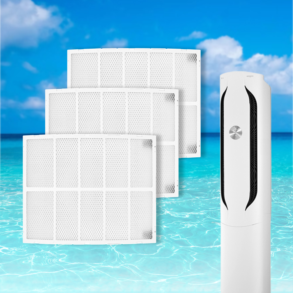 [호환] LG 엘지 에어컨 필터포유 휘센 위너 칸 신형 플러스필터 스탠드형 기본세트 3EA