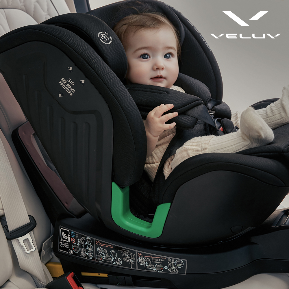 [토드비] 벨럽 V90 아이사이즈 360 회전형 유아 카시트 (ISOFIX) 퀀텀블랙
