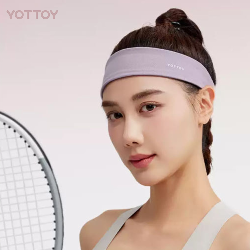 YOTTOY 요토이 여성 스포츠 헤어밴드 러닝용 쫀쫀한 착용감 신속 땀흡수 5가지 컬러 - 상품 이미지
