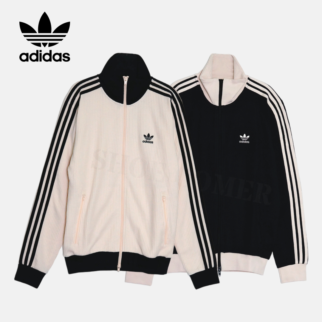 아디다스 와플 트랙탑 아디컬러 클래식 베켄바우어 여성 남성 져지 블랙 원더화이트