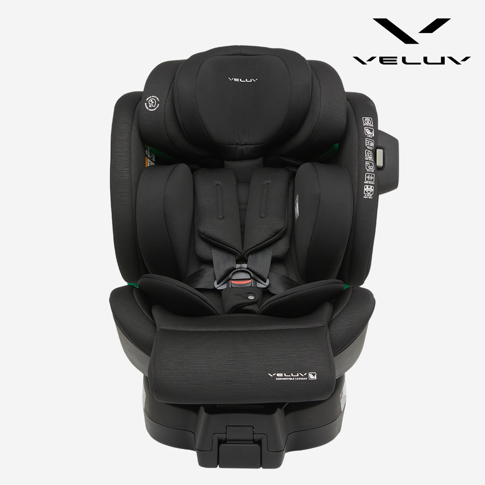 벨럽 V90 아이사이즈 360 회전형 유아 카시트 (ISOFIX) 퀀텀블랙 - 상세 이미지 2