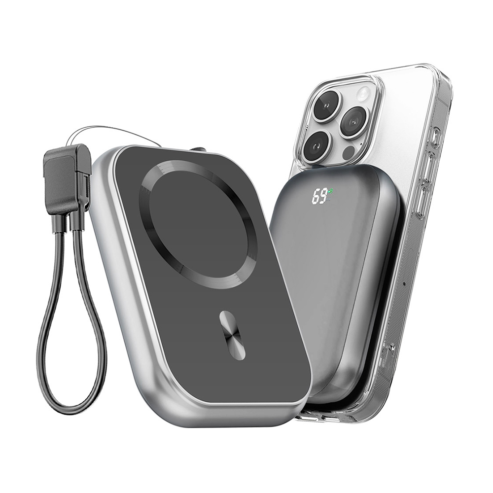 UM2 맥세이프 3in1 고속 유선 무선충전 보조배터리 10000mAh 아이폰 애플워치 - 상세 이미지 2