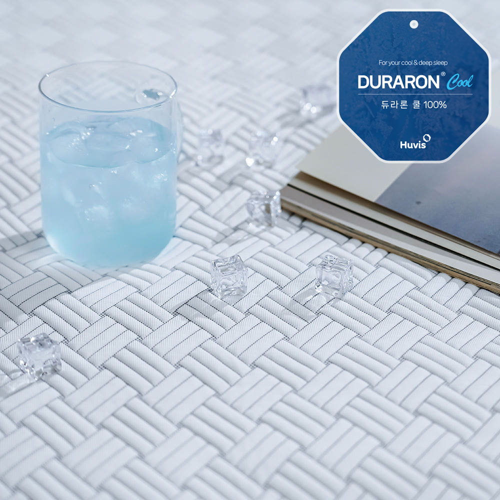 여름 침대패드 시원한 휴비스 듀라론 국산 냉감패드 쿨매트 라지킹더블