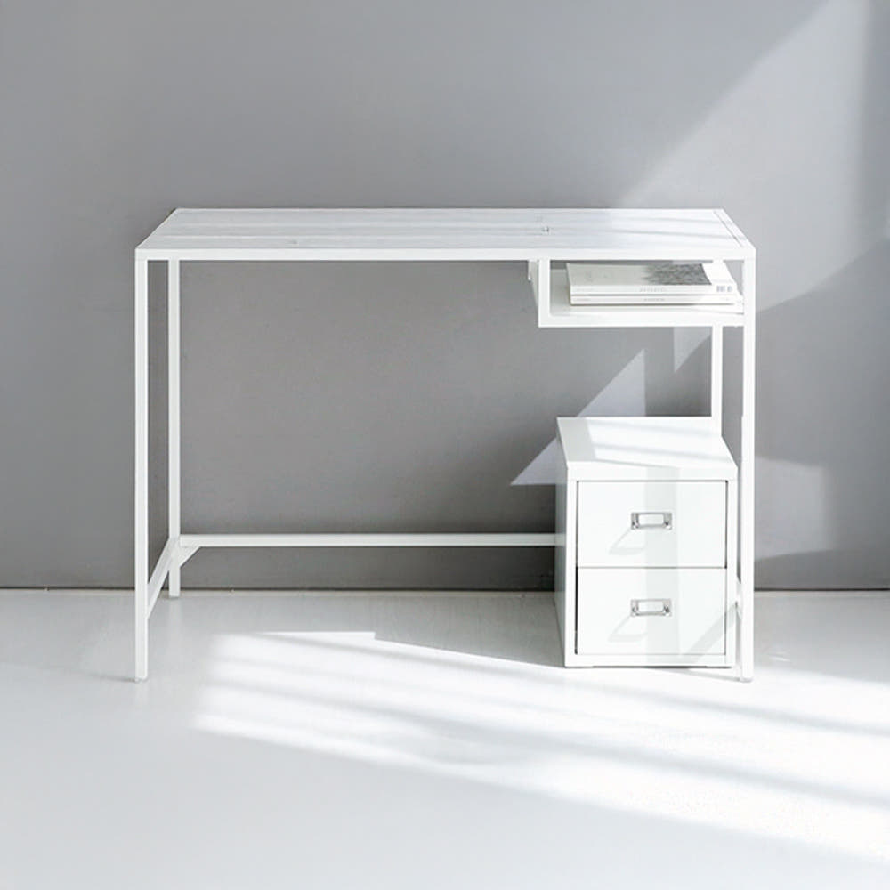 TETOS PLUS 책상 10050 1000mmx500mmx735mm, 화이트 5776.2241