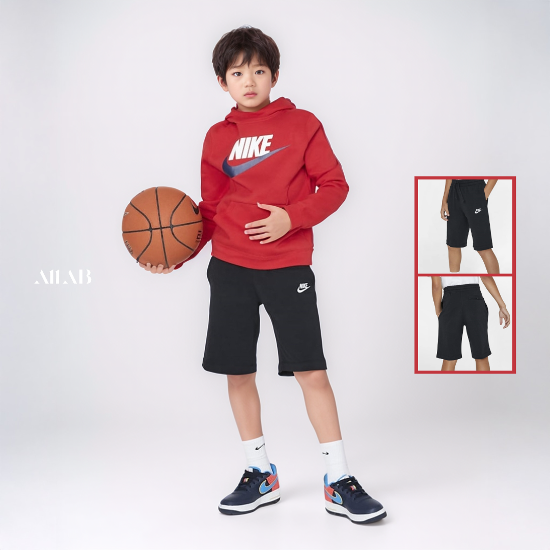 [오늘출발] 나이키 키즈 반바지 주니어 여름 숏팬츠 아동 어린이 초등학생 쇼츠 블랙(면), S