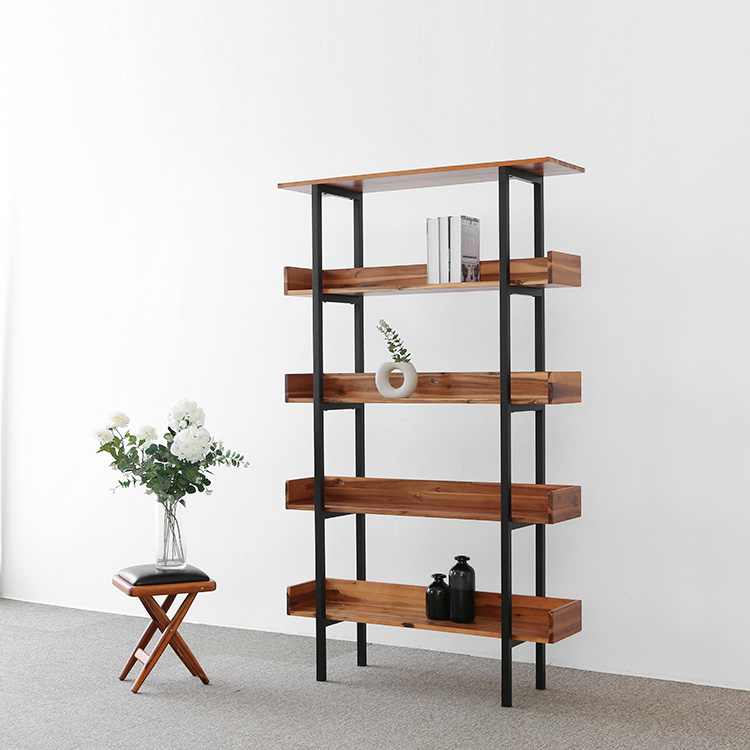 비엣트 원목선반 BDC04 600x500x2400mm, 5단, 아카시아 7445.0264 - 상세 이미지 2